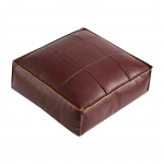 PU Nahast Maroko Pouf 40x40x15cm K&auml;sit&ouml;&ouml; Osmani Jalatugi Ruudukujuline P&otilde;randapadi Elutuppa Laua Alla Kodu