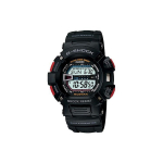 Casio Mudman Topeltvalgustus Disain Mood Kvartsmehhanism Vaikrihmaga K&auml;ekell Meeste kellad Must G-9000-1V Black Strap