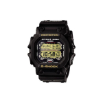 Casio Moodne Trend Vastupidav Suure Kettaga P&auml;ikeseenergia Raadiolaine Muda Kindel Veekindel Spordi Kvartsmehhanism Vaikne Rihm Meeste kellad Must GXW-56-1B Black Gold Watch Dial