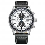 CITIZEN Eco-Drive Seeria 100 Meetrit Veekindel P&auml;ikesej&otilde;ul t&ouml;&ouml;tav Kvarts Nahkrihm 44mm Meeste K&auml;ekell Valge sihverplaat CA0880-07A valge