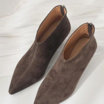 Disainer Vintage S&uuml;gis Naiste Pahkluusaapad Elegantne Imelik Kontsaga Kingad Lakoonilised Terava Ninaga K&otilde;rged Kontsad Kingad Botas De Mujer 39 tumepruun v&auml;rv
