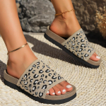 Suurused 35 43 V&auml;rviplokk &Uuml;mar Nina Paks Tald Rannasussid Naistele Uus Suvi 2025 Vabaaja Jalatsid Leopard 35 khaki
