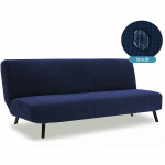 Veekindel k&auml;etugedeta diivanvoodi kate &Uuml;hev&auml;rviline venitatav elastne &uuml;lekate Kokkupandava m&ouml;&ouml;bli kodune futon diivanipink kate S 120-145cm
