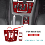 S&uuml;sinikkiust k&auml;igukangi &uuml;mbris Mercedes Benz SLK R170 1996-2003 jaoks Red LHD RHD B punane