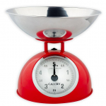 Camry kaal 5kg 4kg 20g Tasakaal K&ouml;&ouml;gikaal Mehaaniline Toidukaal N&auml;idik Vedruga kaal Kaalukauss Metallkorpus (Burgundy,25g&5 kg&24.5x24.5x21.2cm) burgundiapunane