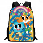 Gumball Multikas Laste Koolikott Algkooli &Otilde;pilastele Kerge Selgroogu Kaitsva Hingava Oxfordi Kangast Kott L&otilde;busate Piltidega Design 1