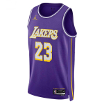 Nike Los Angeles Lakers 2025/26 Statement Edition Meeste Nike Dri-FIT NBA Swingman S&auml;rk HM4877-504 M