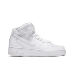 Nike Naiste Air Force 1 '07 Mid 'Triple White' (naiste suurused) Valge / Valge / Valge Rula Kingad DD9625 100 38.5 white