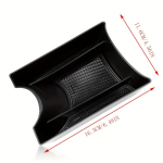 VW UP e-UP 2013-2023 jaoks Seat Mii 2013-2021 jaoks Skoda Citigo 2013-2021 jaoks Keskkonsooli k&auml;etoe panipaik Keskkonsool must