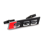 3D ABS Kroom Must Logo SQ3 SQ5 SQ7 Embleem Auto Esiv&otilde;re M&auml;rk Tarvikud Audi SQ