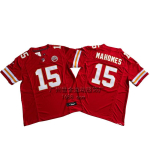 Meeste NFL meeskonna s&auml;rk Puuvillasegu F&auml;nnitooted Chiefs 49ers Eagles Cowboys Patriots Ragbi Spordir&otilde;ivad XXXL