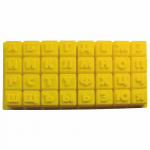 1 tk vene t&auml;hestik/t&auml;hed silikoonvorm &scaron;okolaadivorm DIY kondiitritooted k&uuml;psetusn&otilde;ud fondant vorm