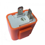 12V 2 kontakti kiiruse reguleeritav LED indikaator vilkur Suunatule Relee Takisti Fix Hyper oranž