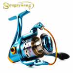 Kalastusrullid 11+1BB Metallist trolling Spinning Kalastusratas Karpkala kalastustarbed Merep&uuml;&uuml;girull YL1000