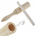 Helitoru Puidust Crow Kid Gift Wood Sounder Muusikaline m&auml;nguasi L&ouml;&ouml;kpillid Laste &otilde;ppeinstrument