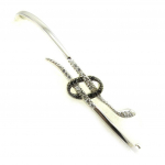 Altesse [L2990] &ndash; h&otilde;bedane k&auml;ev&otilde;ru 'Serpent Tentation' must valge must