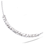 Les Tr&eacute;sors De Lily [Q1077] - h&otilde;bedane kaelakee 'Cl&eacute;opatra' h&otilde;bedane (roodiumiga kaetud) - 48x12 mm h&otilde;be