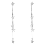 Les Tr&eacute;sors De Lily [Q5087] &ndash; disainitud terasest k&otilde;rvar&otilde;ngad 'Une Etoile est N&eacute;e' h&otilde;bedane - 85x8 mm h&otilde;be