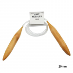 15/20/25 mm ringikujulised puidust kudumisvardad plasttoruga kampsuni heegeln&otilde;elaga 20