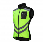 Meeste rattavest Hi Viz Gilet suvine varrukateta helkurrattaspordir&otilde;ivad, vest, hea n&auml;htavus L roheline