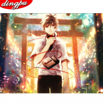 5D DIY Teemantmaal Maastik Tikand Pilt Aksessuaarid Kivikivist K&auml;sitsi valmistatud Kodukaunistus 20X30CM