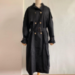 Mood s&uuml;gis-talv vabaaja puuvillane tren&scaron;mantel v&ouml;&ouml;dega Oversize Vintage pikad mantlid Mantlid S must