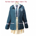 Scione Chiaki Nanami Cosplay kost&uuml;&uuml;m Danganronpa 2 koolivormi Jaapani Anime Cosplay kost&uuml;&uuml;mide komplekt S