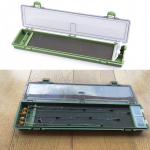 Karpkalap&uuml;&uuml;giriistade kast j&auml;ikade juustega laud koos tihvtidega karpkalap&uuml;&uuml;giriistade kast 34.5cm roheline
