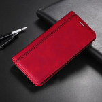 Magnet&uuml;mbris Samsung Galaxy A12 kaanega matt nahast rahakoti &uuml;mberp&ouml;&ouml;ratav &uuml;mbris Samsung A12 5G telefoni&uuml;mbriste jaoks Samsung A 12 kaanega Fundas Coque jaoks Samsung Galaxy A12 5G punane