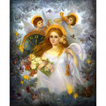 T&auml;isruudukujuline 5D DIY teemantmaal  Moomiksit&uuml;druk  Kunst fantaasia tegelaskuju mosaiiktikandid ristpistes komplekt kodukaunistuse kingitus Full Round 20X30CM punane