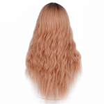 LISI HAIR Ombre pruun blond parukas pikk laineline keskosa kost&uuml;&uuml;m Cosplay Party s&uuml;nteetiline parukas naistele Afro kuumakindlast kiust