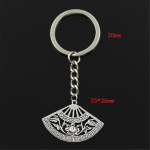 Mood Lilleventilaator 25x36mm Ripats 30mm V&otilde;tmehoidja Metallist Kett H&otilde;bedane Meeste Auto Kingitus Suveniirid V&otilde;tmehoidja h&otilde;be