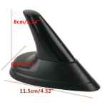 1 tk Black Look Fin Aerial Dummy Antenna, mis sobib SAAB 9-3 9-5 93 95 AERO jaoks