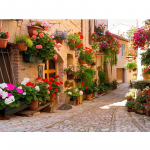 5D teemantmaaling linnamaastik Ristpistes T&auml;is&uuml;mmargune teemanttikandid lill Rhinestone Mosaiic Pilt Kodukaunistuste allahindlus Full Round 20x30CM