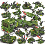 Ehitusplokid M&auml;nguasjad Tehniline veoauto m&auml;nguasi lastele Buldooser Ekskavaator Hariv m&auml;nguasi lastele &uuml;le 6-aastastele lastele S&uuml;nnip&auml;evakingitused Missile-713Pcs