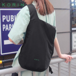 Meeste seljakott &uuml;likerge kokkupandav kerge reisikott Korin Design FlexPack Air K5S must/roheline 9,5L roheline
