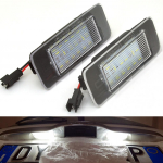2tk 18Led Numbritule tuli Viga puudub Opel Zafira Tourer C P12 11-2016 Pre-facelift Astra J Sports Tourer J Estate jaoks valge