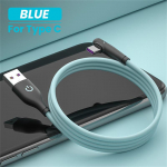 Pehme silikoon USB C kaabel 90 kraadi kiirlaadija 5A USB Type C kaabel Huawei Mate 40 Xiaomi POCO X3 mobiiltelefoni USB-C juhe jaoks 2M