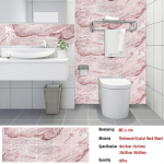 10 tk Roosa marmorist tekstuuriga plaadid Kleebised K&ouml;&ouml;k Backsplash &Otilde;likindel vannitoakapp Kodukaunistused Isekleepuvad kunsti seinakleebised 10cmX10cmX10pcs