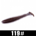 FTK Hedgehog Spikey Shad 90mm 120mm Fishing Pehme peibutis Merekurgi m&otilde;la ussiga silikoonvoobleri silindrilised s&ouml;&ouml;dad 120mm-9G-4PCS-001