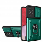 L&uuml;kandkaamera objektiivi kaardihoidja &uuml;mbris Samsung Galaxy A53 A52S A33 A73 A22 A13 A32 A52 A72 A12 A21S A51 A71 A30 A50 S20 S21 Plus Ultra Armor Cover jaoks Samsung Galaxy A52