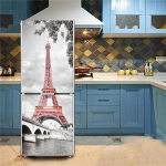 Lillelind 3D kleebis k&uuml;lmkapile veekindel k&ouml;&ouml;gi tapeet m&ouml;&ouml;bli kaunistus plakat ukse seinamaal k&uuml;lmkapi kaane kleebised 60x180cm(1 pcs)