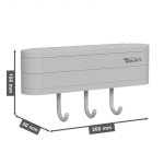 Valamurest WC k&auml;ter&auml;tik n&auml;oplaat Konks K&ouml;&ouml;k hoiuruum kraanikausi riidepuu Tasuta augustatav kokkupandav kraanikausi riiul valge