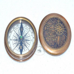 se, kes r&auml;ndavad on kadunud Solid Brass Compass Antiikviimistlusega kingitus