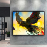 5D isetehtud teemantmaal multifilm Phoenix God Beast ristpistes komplekt t&auml;isteemanttikandiga mosaiikkunst Pilt kividest kaunistus kingitus Full Round 20x30cm