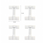 10 tk/partii sahtli vahesein tarvikud pikenduslukk, fikseeritud klambriga sahtel DIY hoiuruum, lapilaud jagaja sokk aluspesu korraldaja Extend Buckle