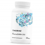 Gamma-aminov&otilde;ihape, PharmaGABA-250, Thorne Research 60 kork (72357021) 60caps