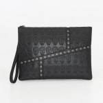 JIETOTYX Vintage Rivet Naiste Punk Kotid Kolju K&auml;ekott Sidur Satchel &Otilde;lakott Tote K&auml;ekott must