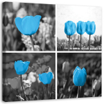 L&otilde;uendiprindiga Blue Tulbi komplekt 30x30 sinine