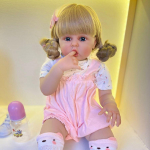 BZDOLL Reborn Baby Doll Realistic 60 cm pehmest silikoonist vin&uuml;&uuml;list m&auml;nguasi printsess v&auml;ikelapse Bebe s&uuml;nnip&auml;evakingitus same as picture